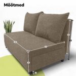 KAHEKOHALINE LAHTIKÄIV DIIVAN PANIPAIGAGA MINI - pilt 9